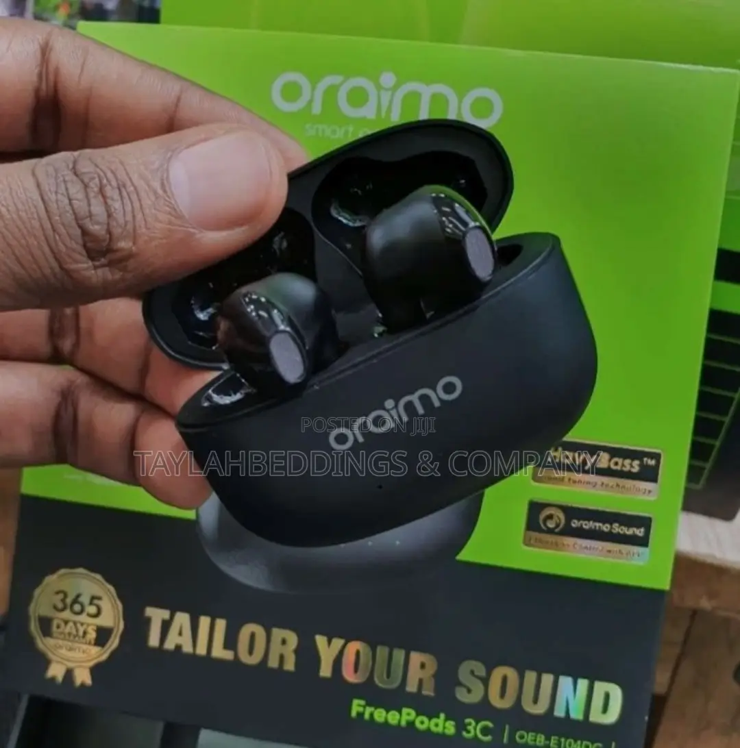 Oraimo Riff Smaller for Comfort True Wireless Earbuds –Black