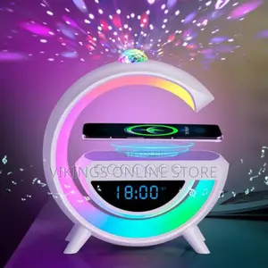 Wireless Charging Atmosphere Lamp With Bluetooth Speaker