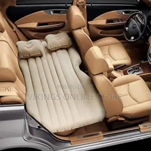 Inflatable Car Air Bed Mattress With 2 Pillows,