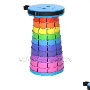 Camping Rainbow Telescopic Stool.
