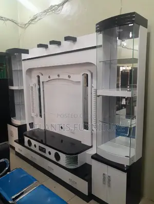 Big Wall Units Cabinet With Music System