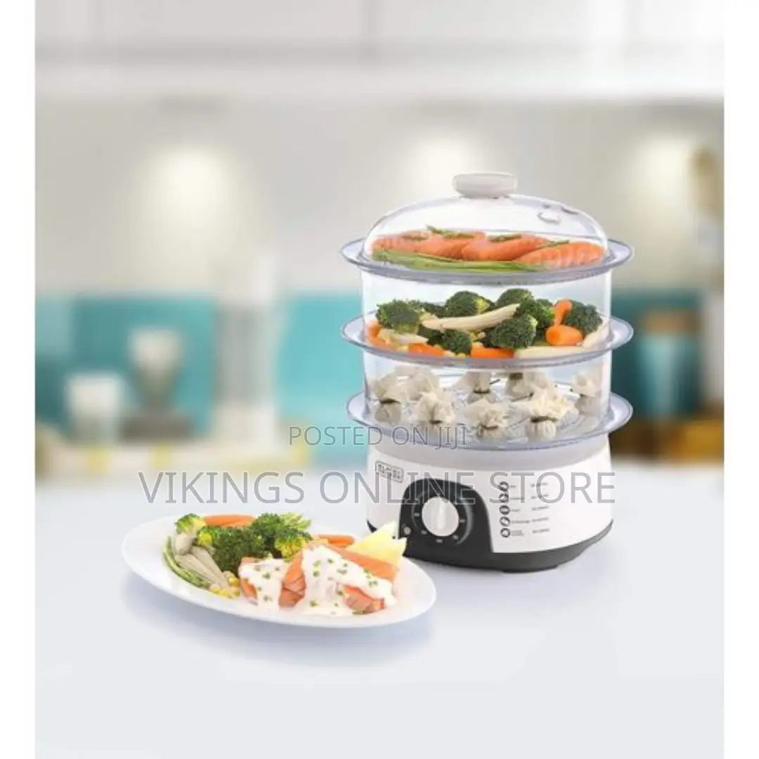 BLACK+DECKER 10L Vegetable Food Steamer 3-Tier
