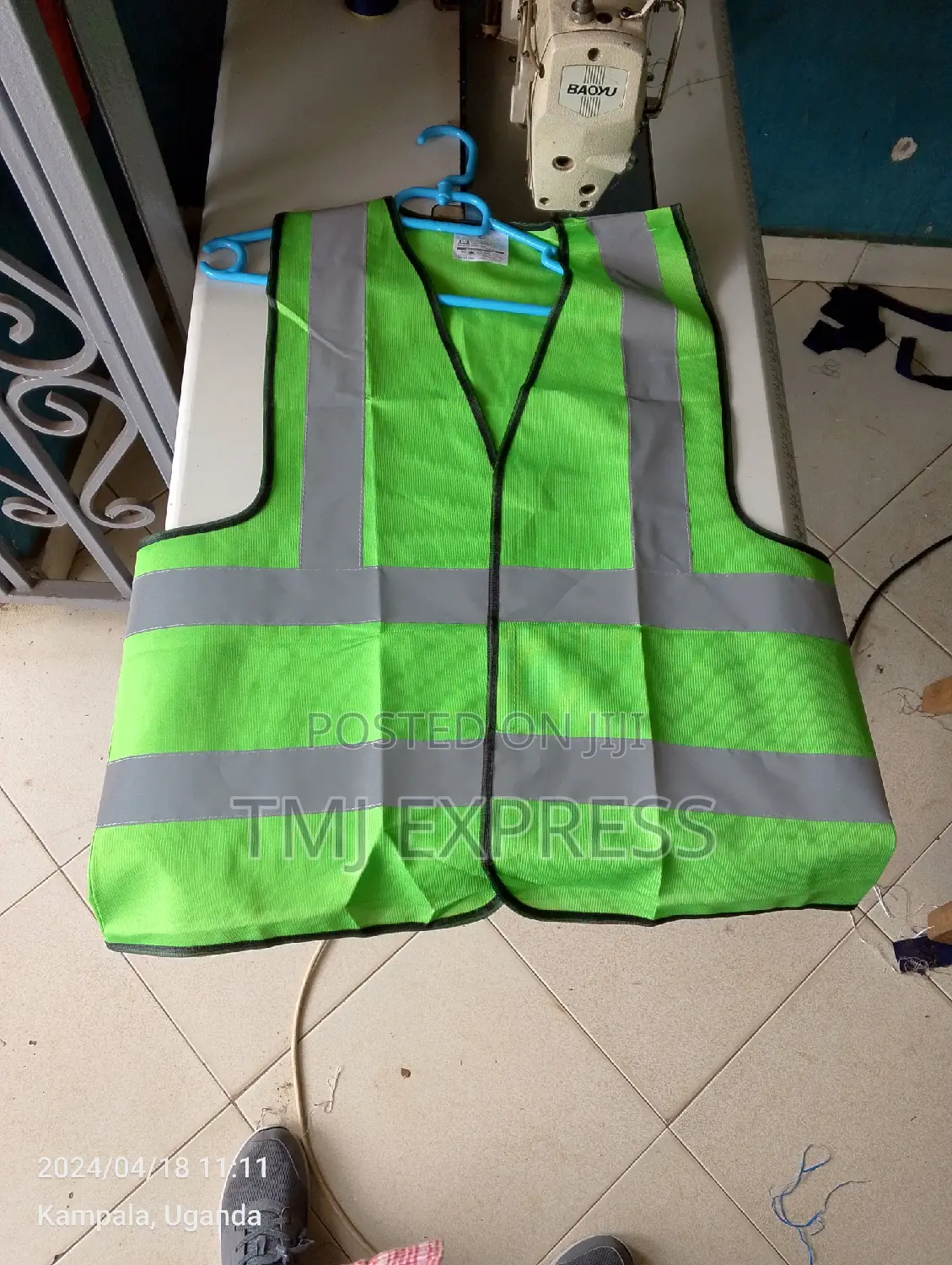 Green Reflective Vests