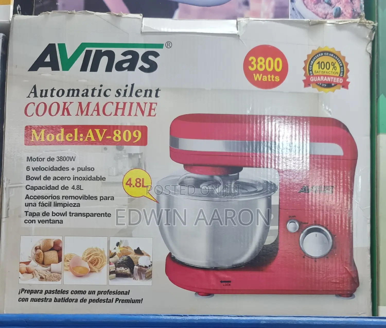 Avinas Stand Mixer 4.8L