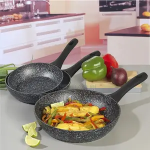 3pcs Non-Stick Frying Pans (20/24/28cm)