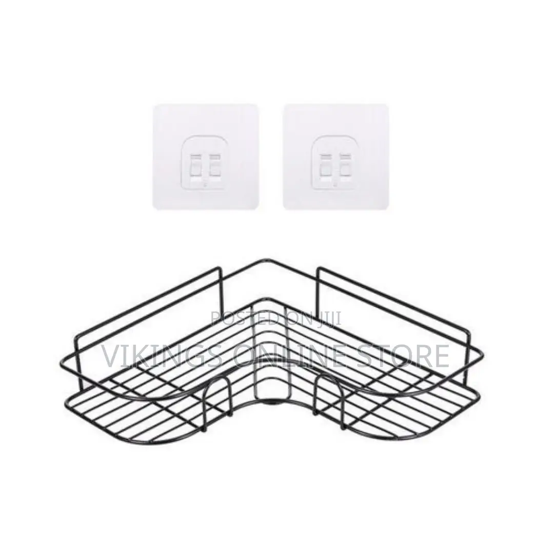 Iron Corner Shelf With Sticker Shower Caddy Shelf Bathroom