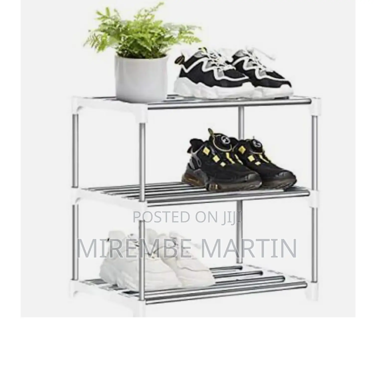 3 Layers Stainless Home Shoe Rack.