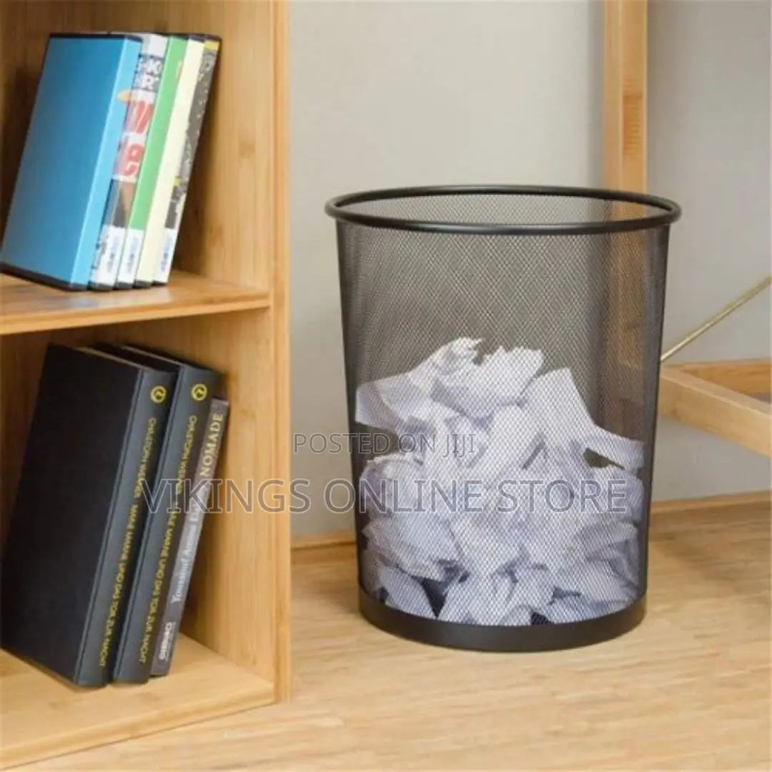 23.5CM*26.5CM Metal Mesh Trash Garbage Basket