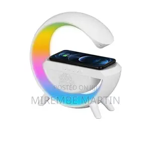 3 in 1 Table Light, Bluetooth Speaker and Wireless Charger.