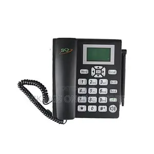 SQ Mobile Dual Sim GSM Desktop Phone - Black