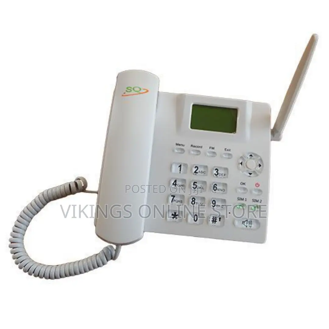 SQ Mobile LS-930 Dual Sim GSM Desktop Phone - White