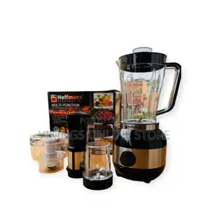Hoffmans 4 in 1 Multifunctional Blender, Grinder - Black