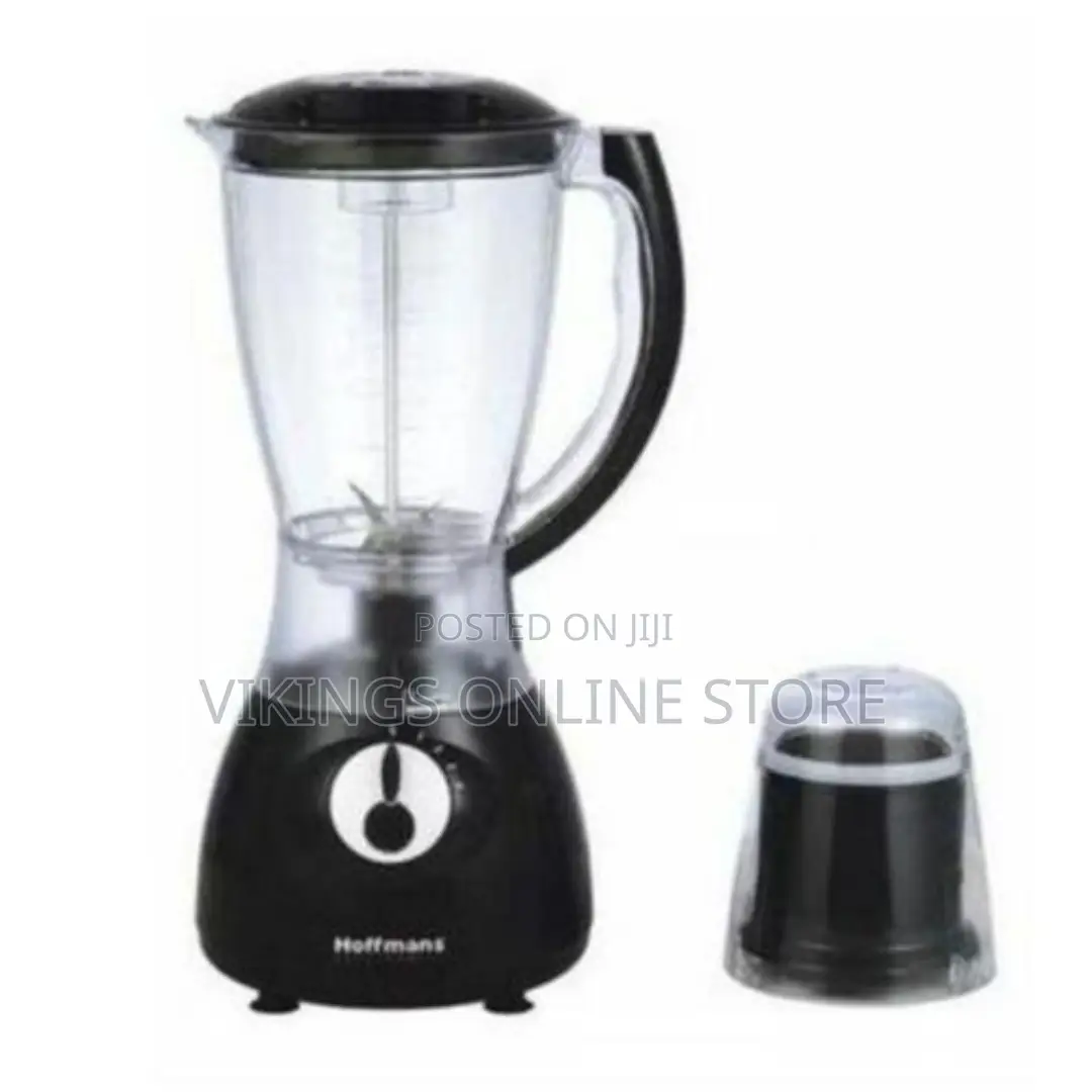 Hoffmans Genuine Blender 2 in 1 Juicer -1.5l - Black
