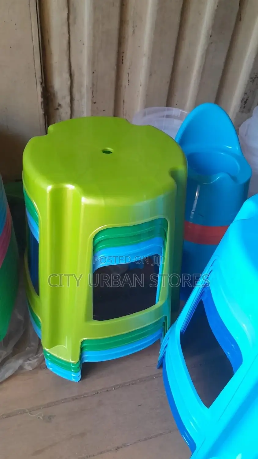 Mukwano Plastic Round Stool