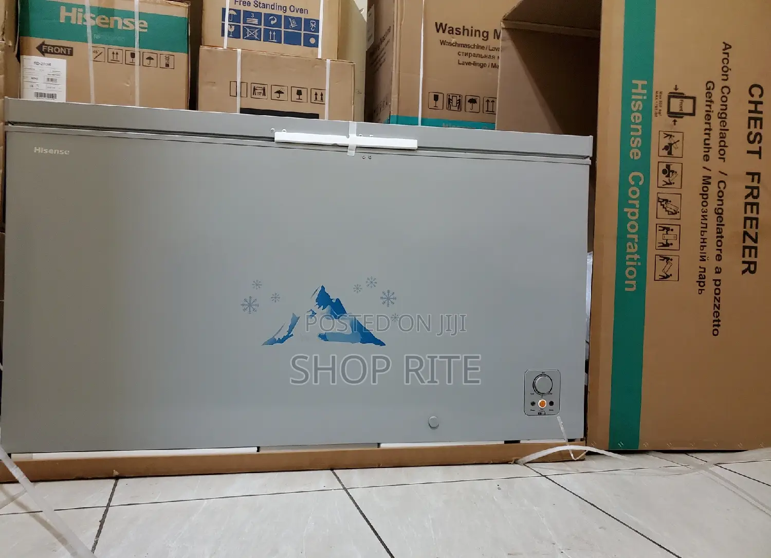 Hisense 550 Litres Deep Freezer 3 Years Warranty