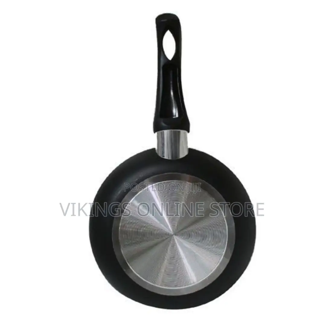 26cm Chapati, Egg Non-Stick Frying Pans, Black.