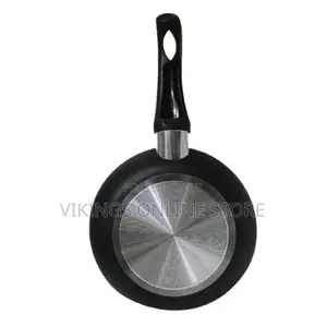 26cm Chapati, Egg Non-Stick Frying Pans, Black.