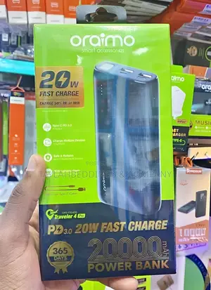 Oraimo Power Bank 20000mah Oraimo Power Bank 20000mah
