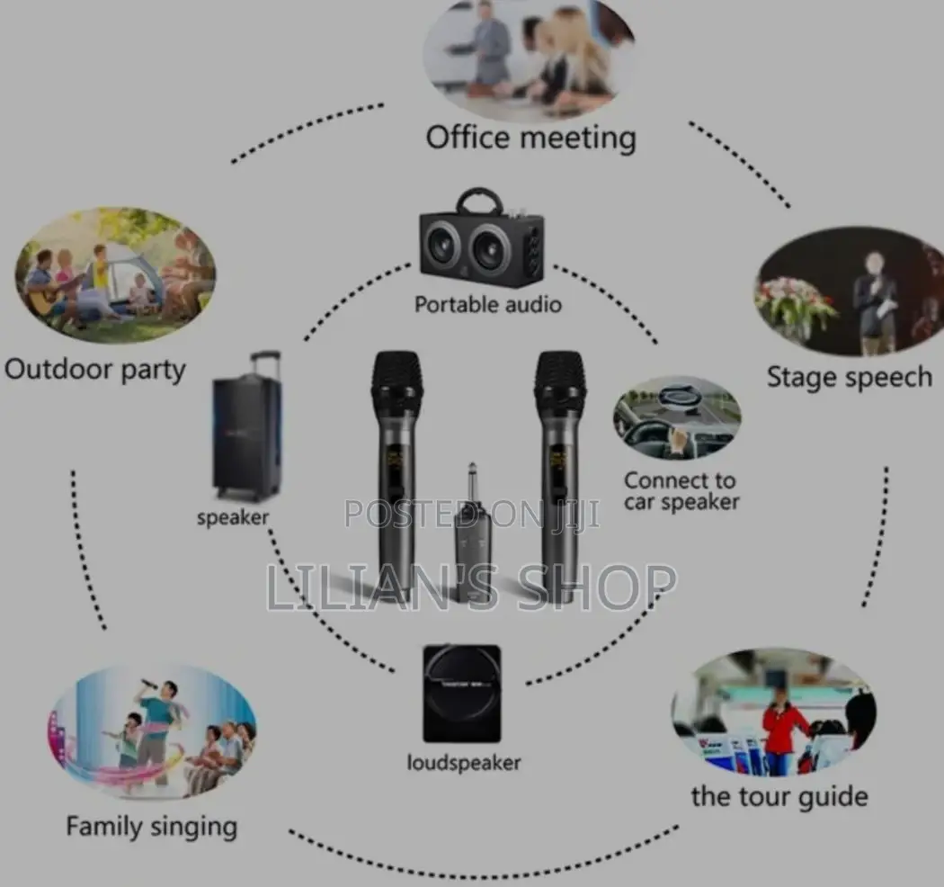 Portable Handheld Wireless Microphone