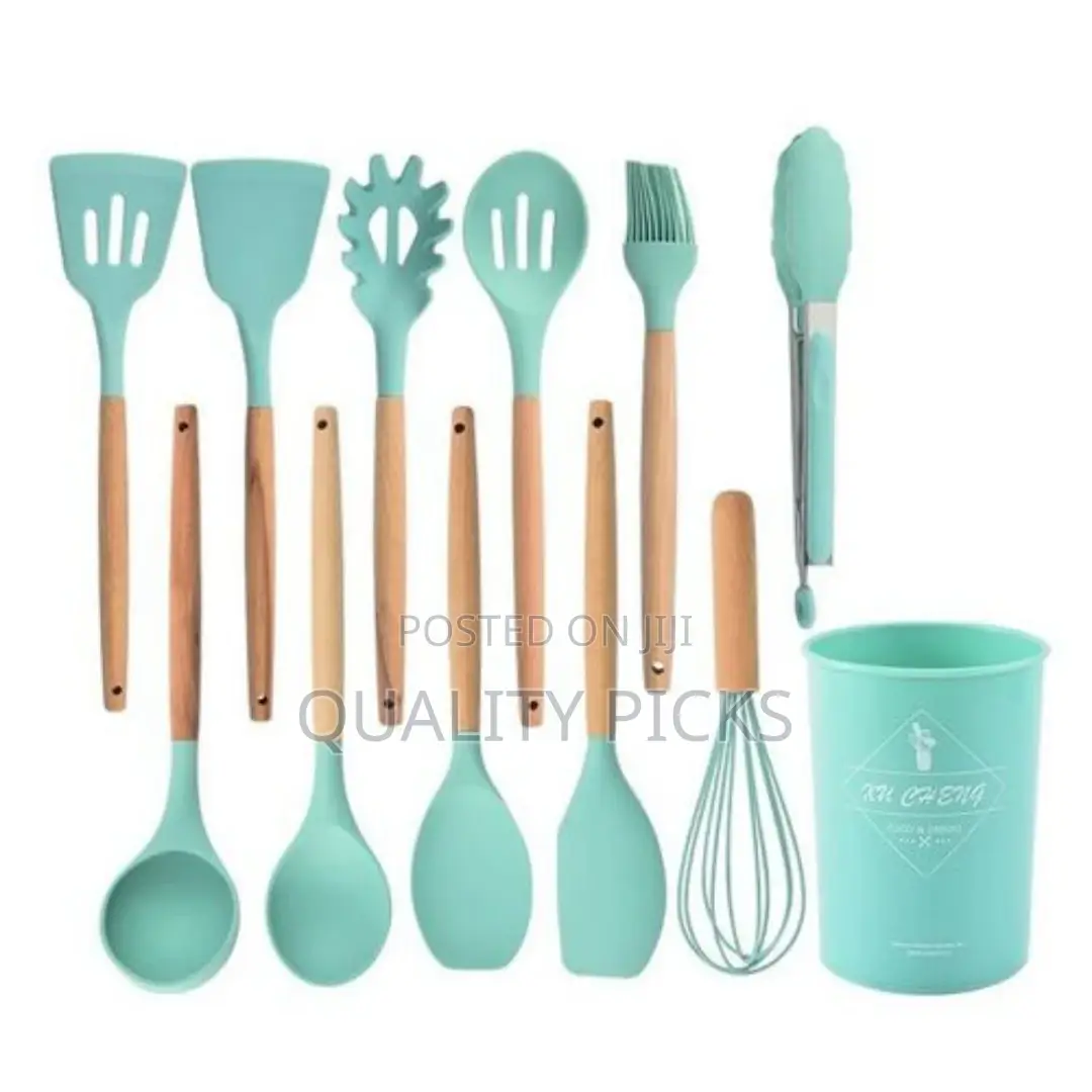 Plastic Silicone Utensils Set