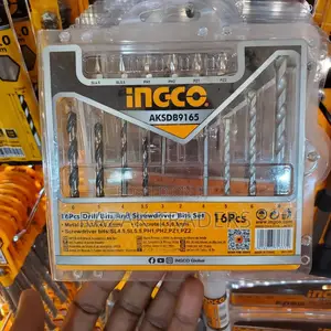 INGCO 16pcs Drill Bits and Screwdriver Bits Set