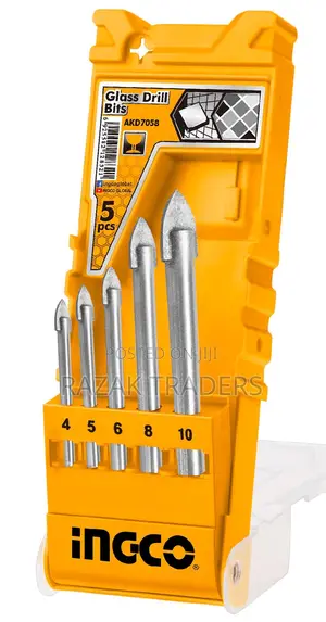 Ingco AKD7058 5pcs Glass Drill Bits