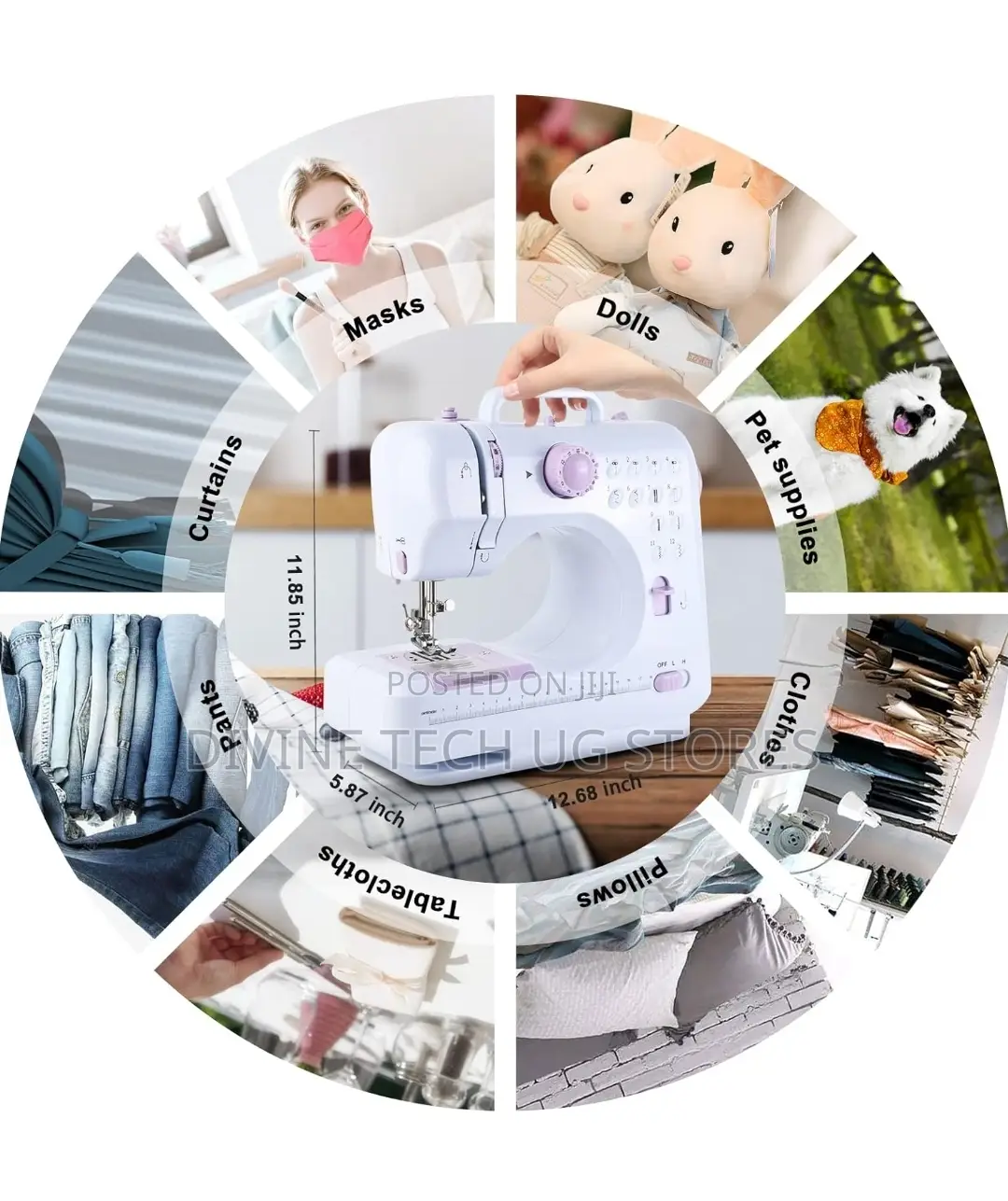 Mini Sewing Machine --12 Built-in Stitch Patterns