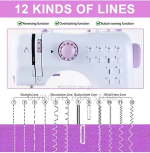 Mini Sewing Machine --12 Built-in Stitch Patterns