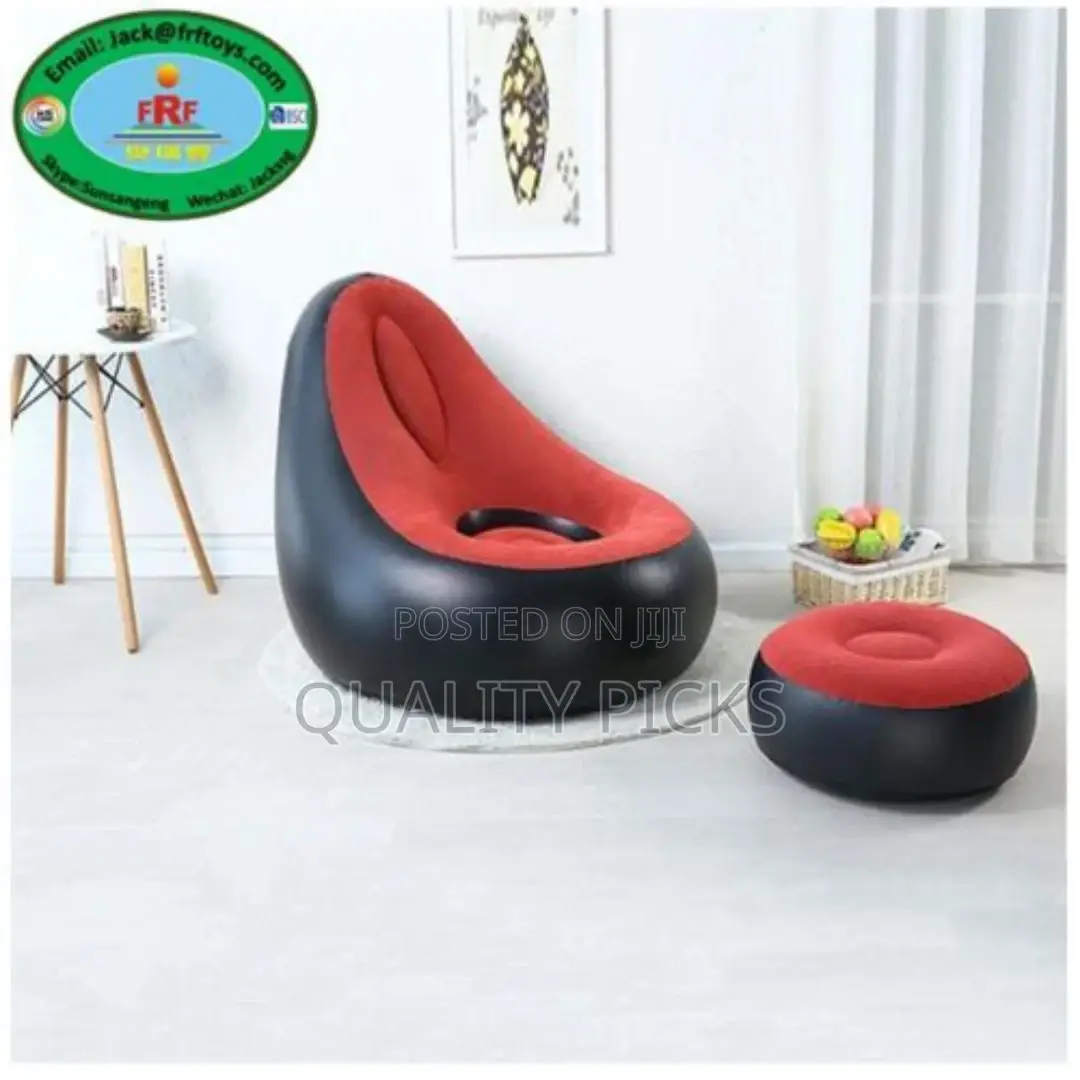 Inflatable Air Sofa Chair..Red.Black