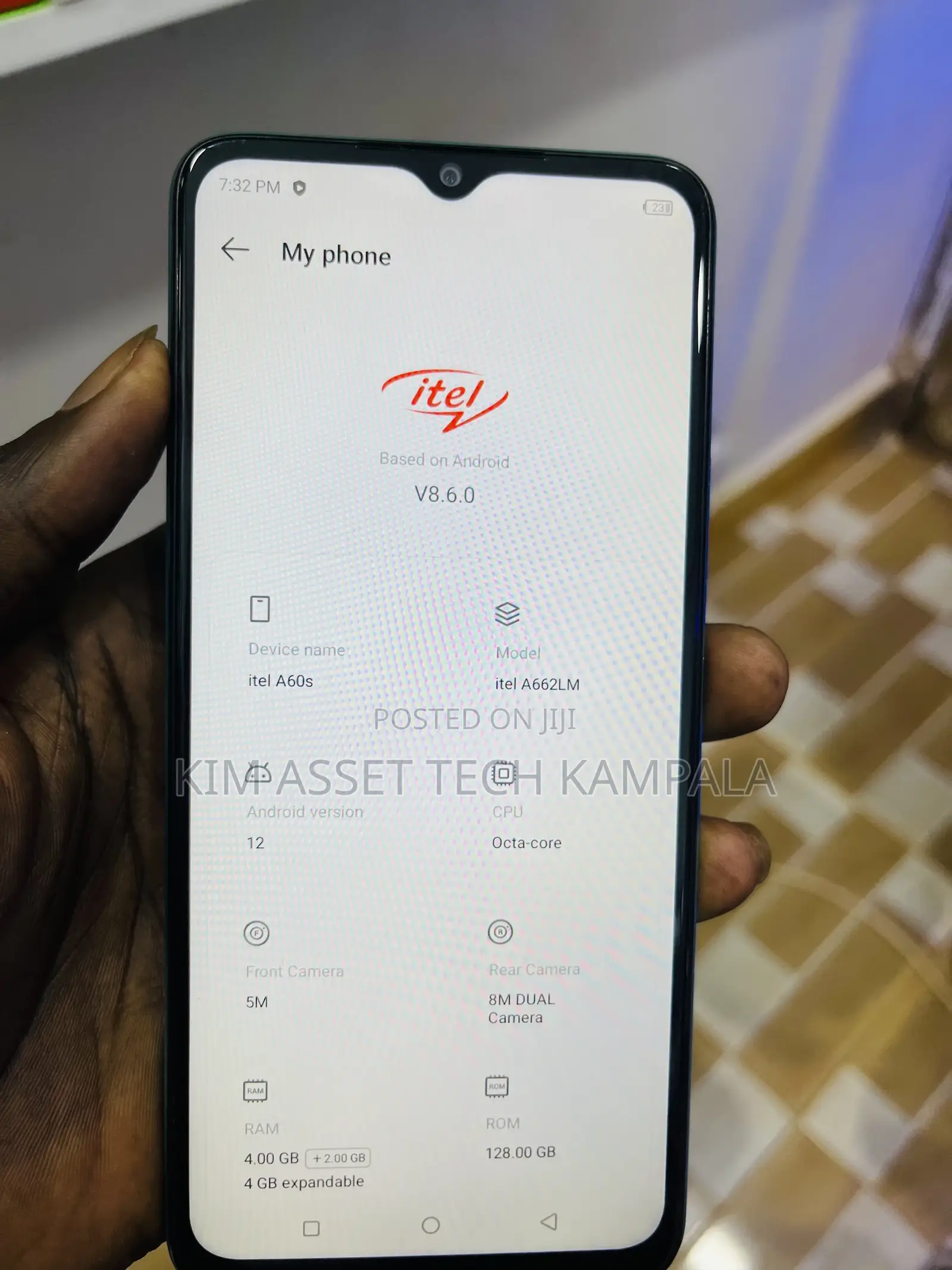 Itel A60s 128 GB Blue