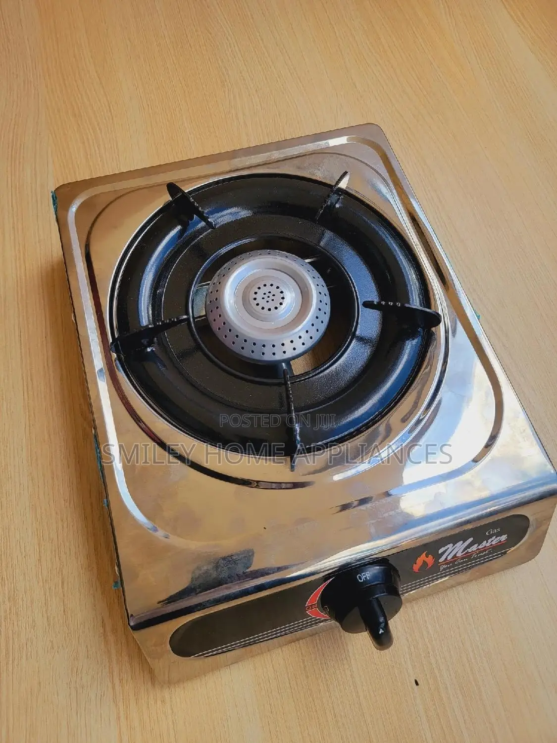 Electro Masters Single Gas Stove Stainless Steel