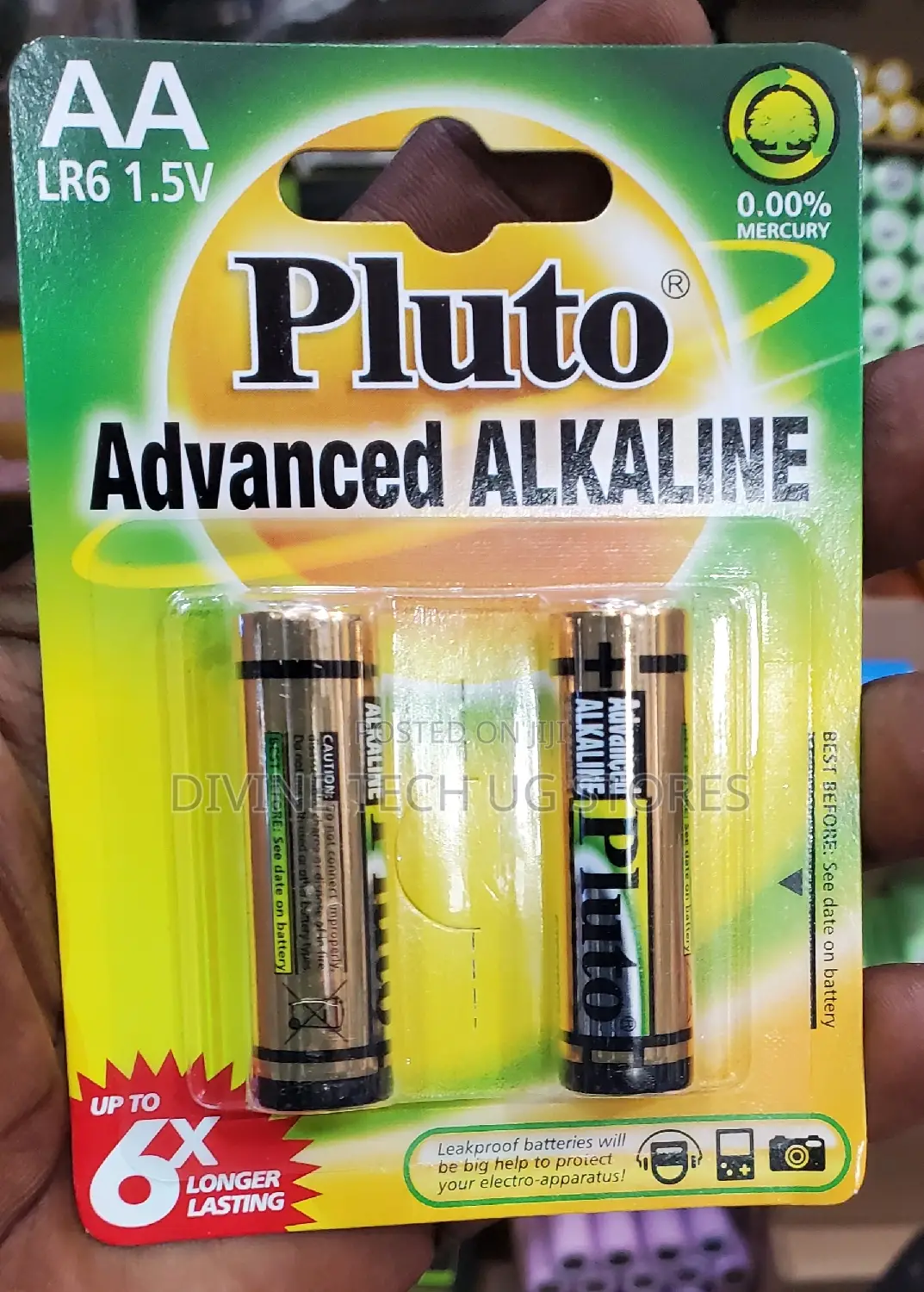 AA Pluto Batteries-Non Rechargeable (1.5v)