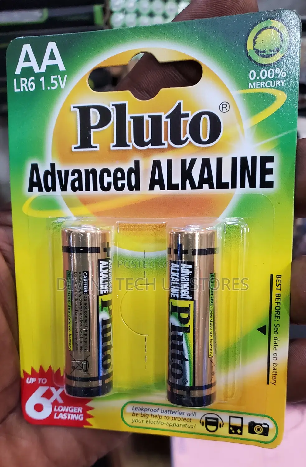 AA Pluto Batteries-Non Rechargeable (1.5v)