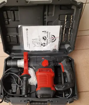 Hammer Drill With Its Bits