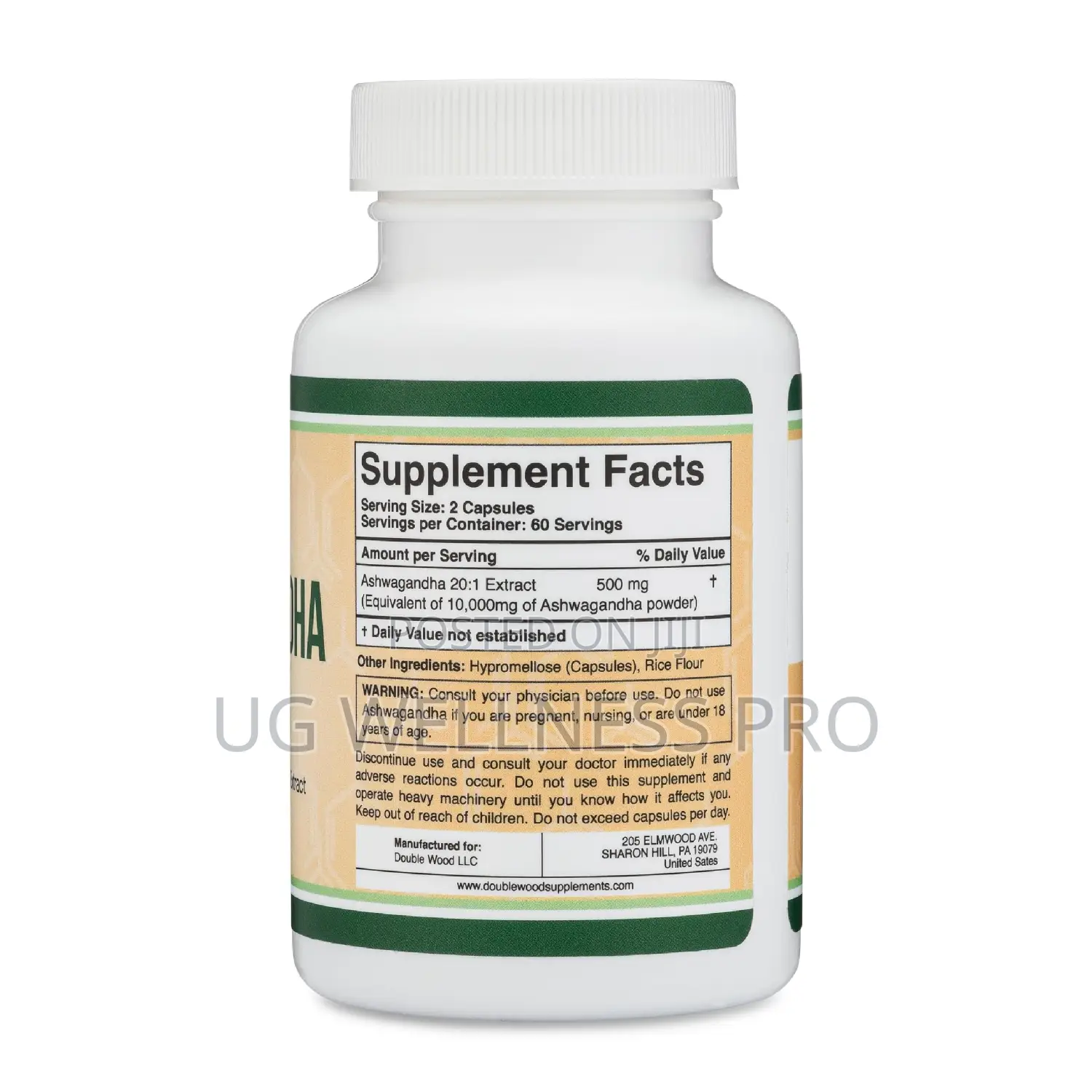 Ashwagandhha, 120 Count, Adaptogen Stress Relief 120s