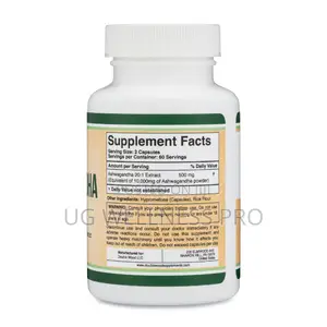 Ashwagandhha, 120 Count, Adaptogen Stress Relief 120s