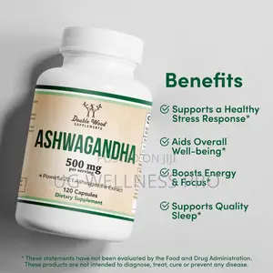 Ashwagandhha, 120 Count, Adaptogen Stress Relief 120s