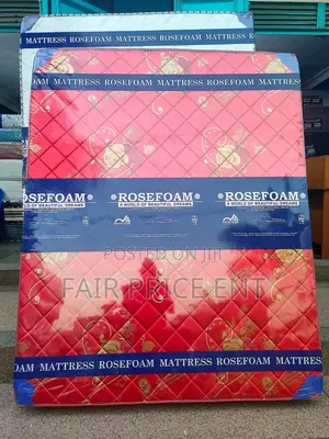 Rosefoam Mattress Quilted Density.4*6*6inches.( Red)