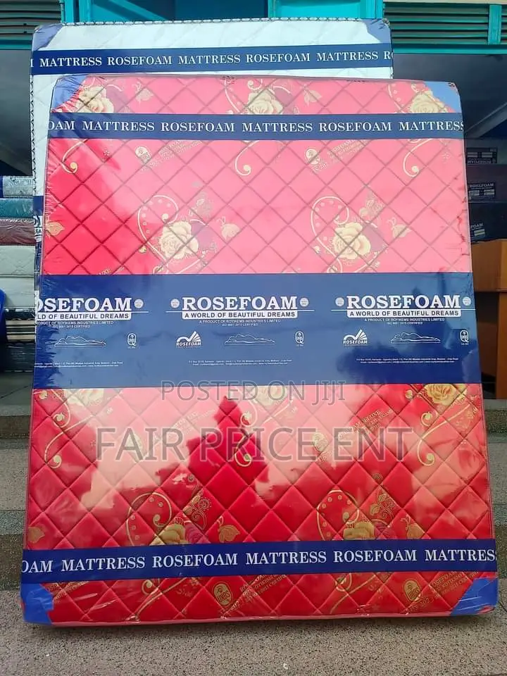 Rosefoam Mattress Quilted Density.4*6*6inches.( Red)