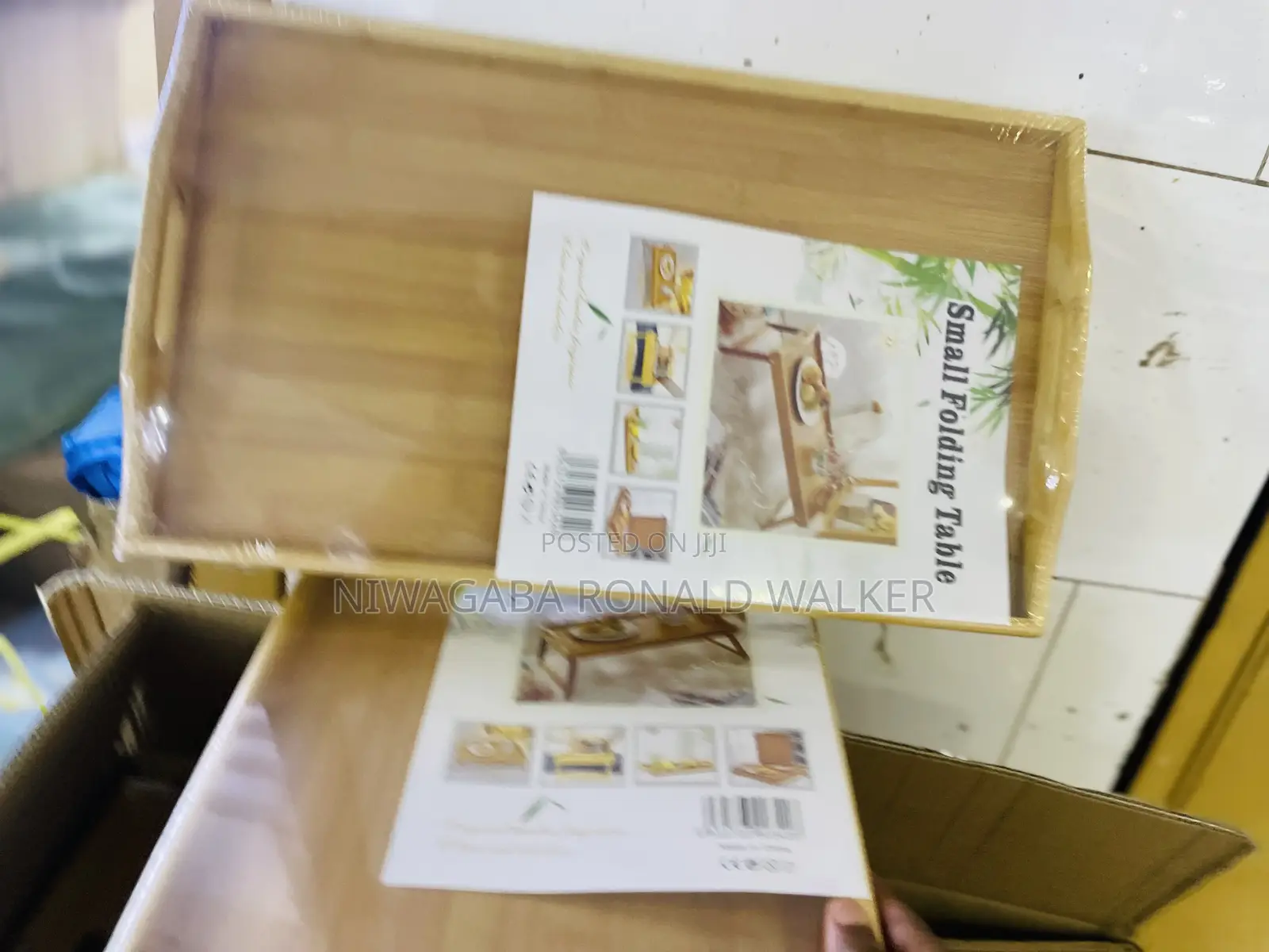 Bamboo Bed Tray,Breakfast Tray With Folding Legs Serving