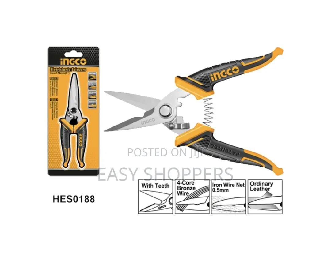 Ingco Electrician’S Scissors 8′inchs