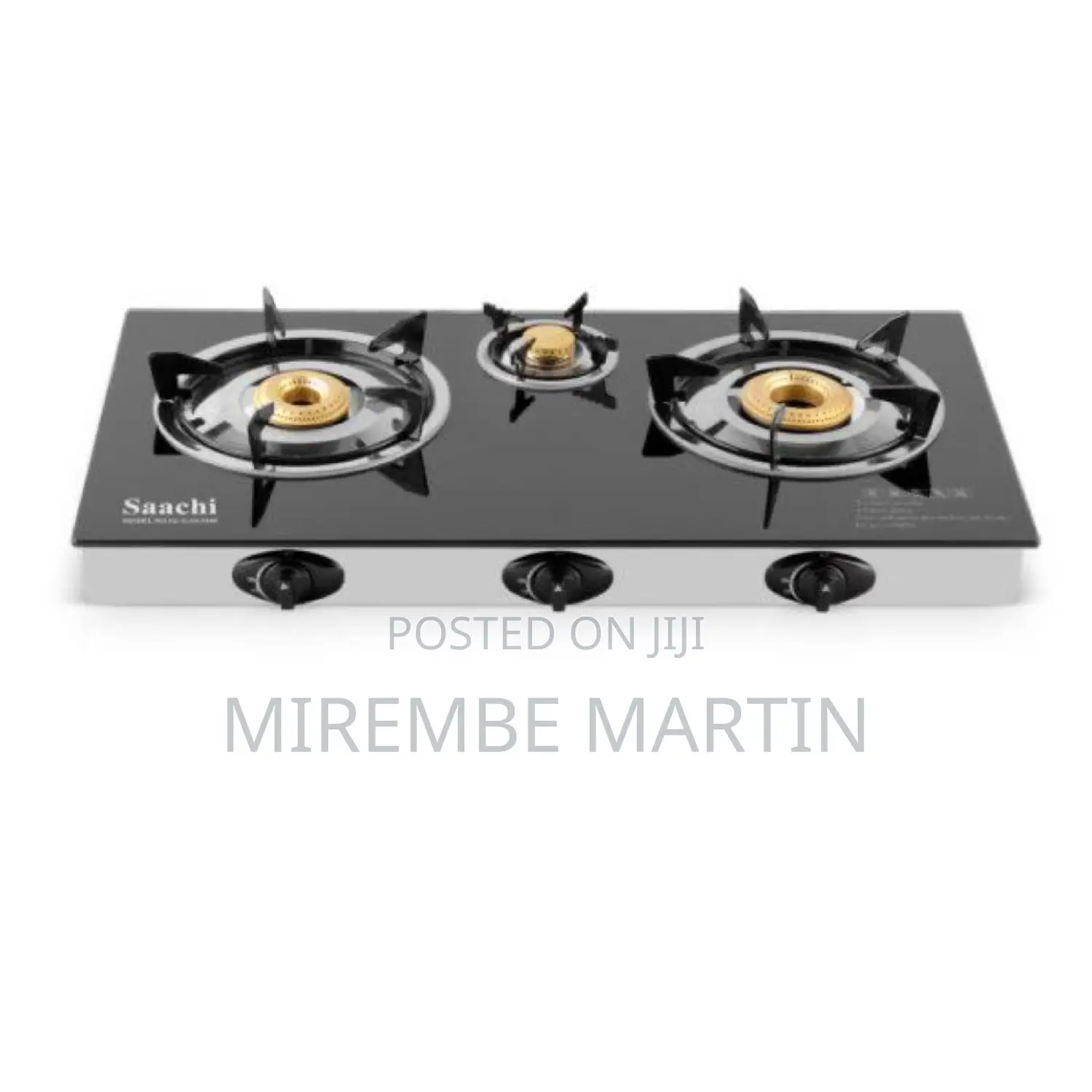 Saachi Triple Burner Gas Stove.
