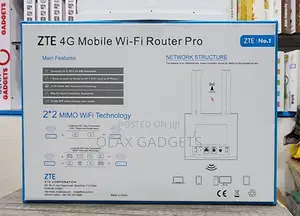 ZTE 4G Mobile Wi-Fi Router Pro- Lycamobile, Airtel, MTN