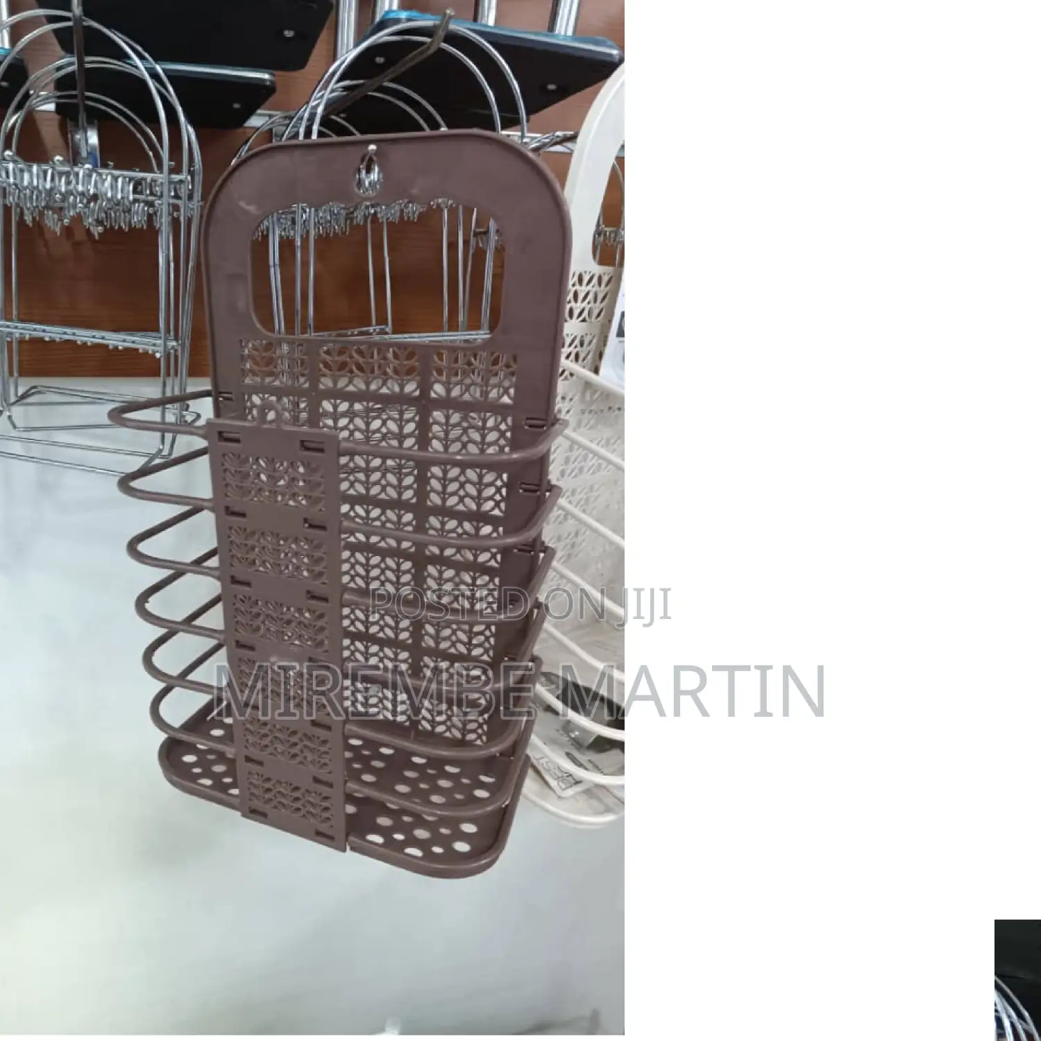 Wall Mounted Laundry Basket.