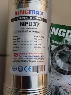 King Max Water Pump 30m With Control Box