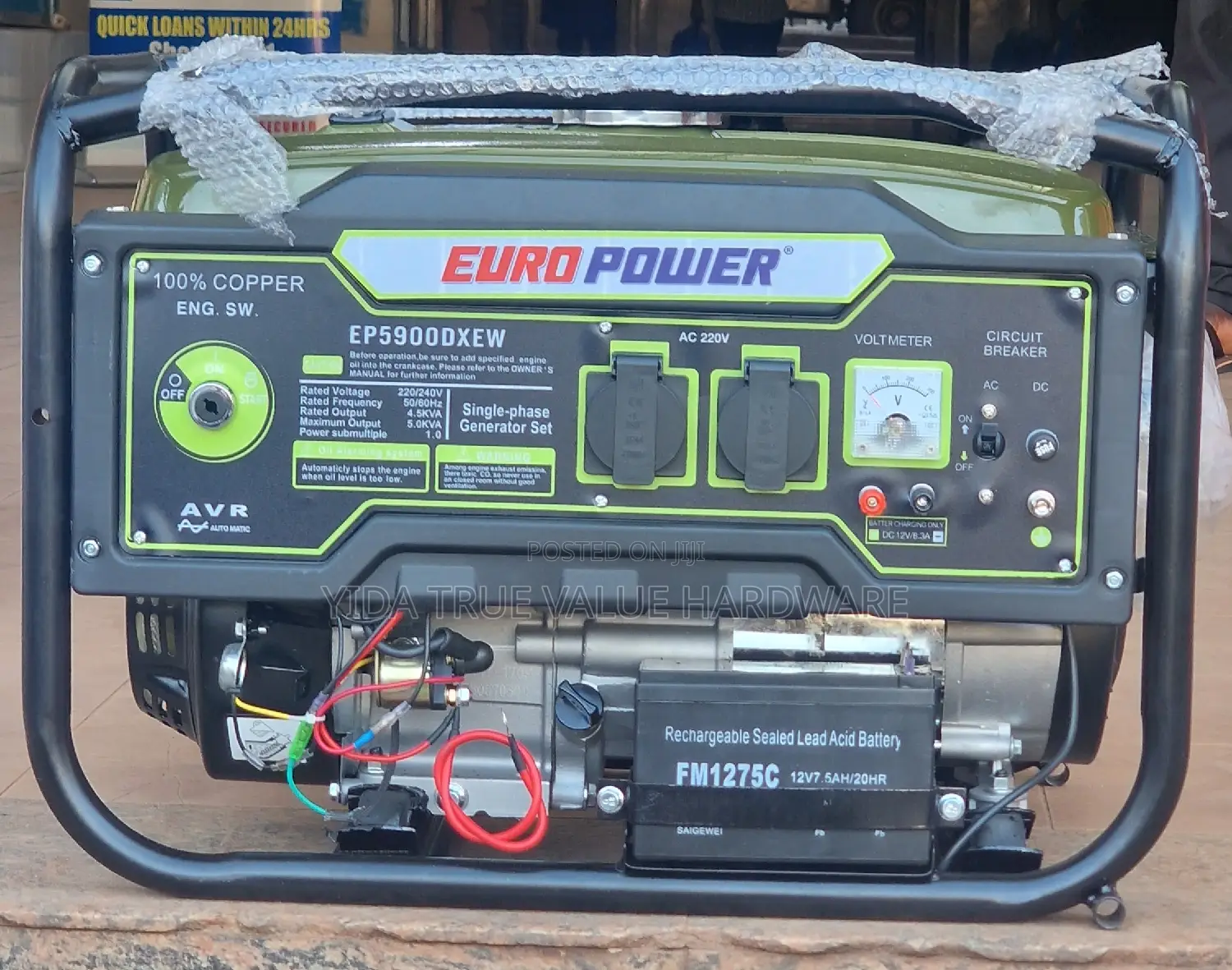 Generator 5kva Euro Power