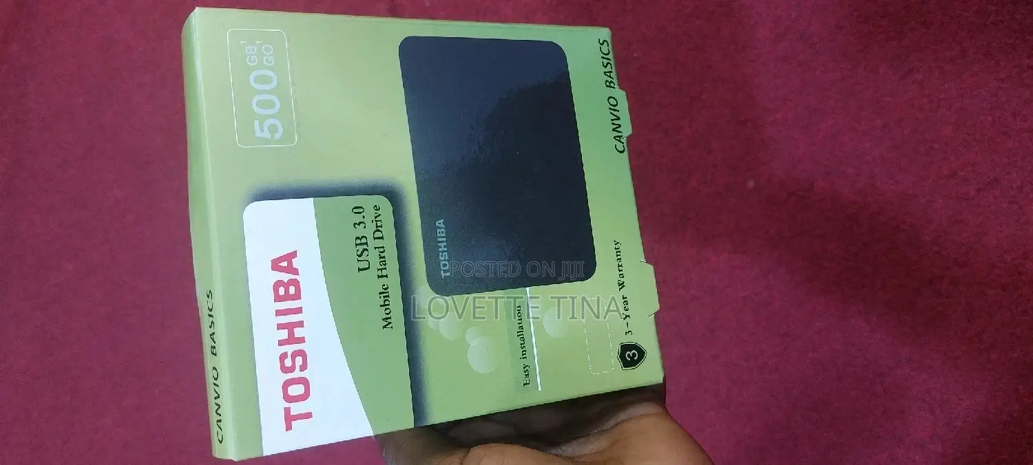 500gb External Toshiba