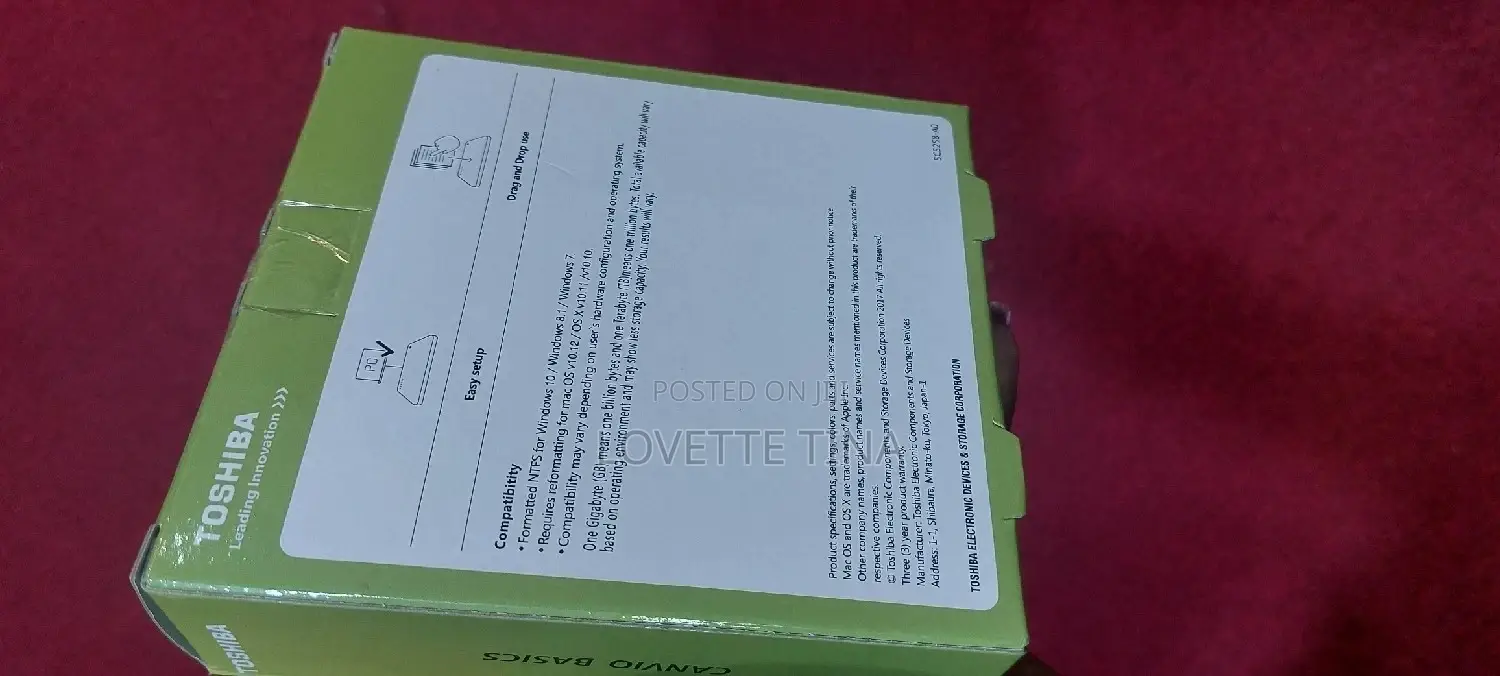 500gb External Toshiba