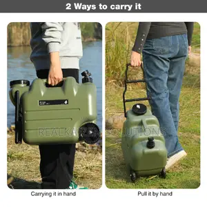REDCAMP 28L Water Container With Wheels Folding Handle