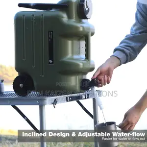 REDCAMP 28L Water Container With Wheels Folding Handle
